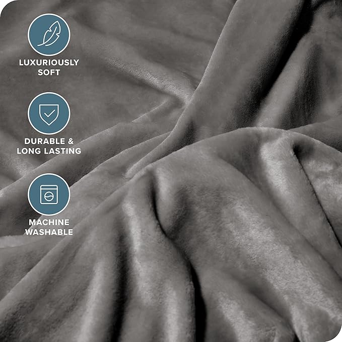 Bare Home Fleece Blanket - Image 2