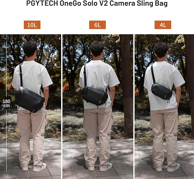 PGYTECH OneGo Solo V2 Camera Sling Bag, 4L Camera Chest Bag Crossbody Fanny Pack - Image 9