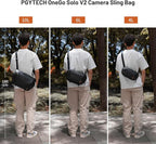 PGYTECH OneGo Solo V2 Camera Sling Bag, 4L Camera Chest Bag Crossbody Fanny Pack - Image 9