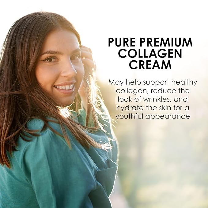 MASON NATURAL Collagen Premium Skin Cream, Women’s Anti,Aging Face & Body Daily Moisturizer for Hydration & Firmness, Pear Scent, 4 oz
