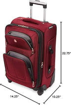SwissGear Sion Softside Expandable Luggage, Carry-On 21-Inch - Image 11