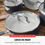 GreenPan x Bobby Flay 13 Piece Nonstick Cookware Pots and Pans Set, PFAS-Free - Image 9