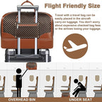 Weekender Bag for Women, Travel Duffel Bag Carry On Overnight Bag - Image 4