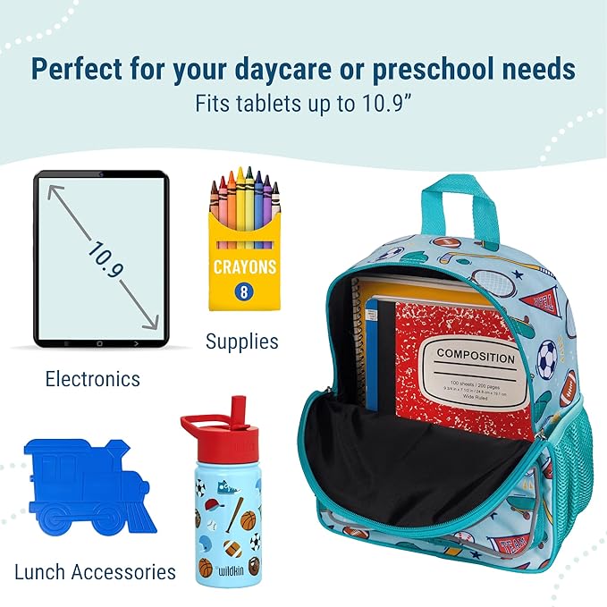 Wildkin 12-inch Kids Backpack – Padded, Adjustable - Image 5