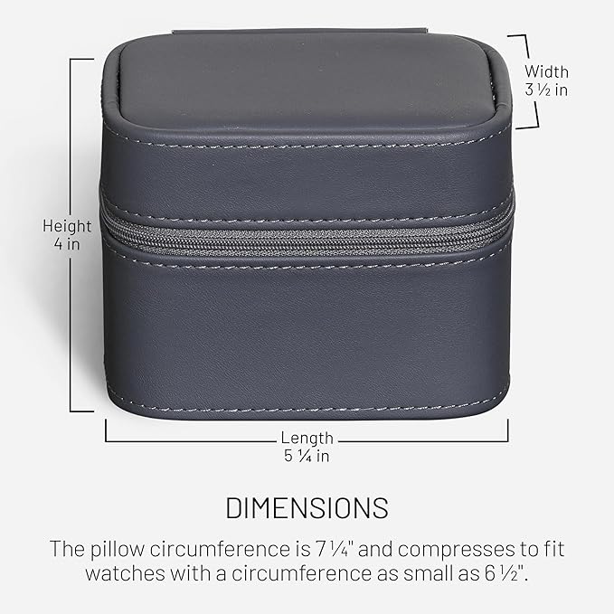 ROTHWELL 2 Watch Travel Case Storage Organizer - Image 4