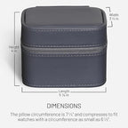 ROTHWELL 2 Watch Travel Case Storage Organizer - Image 4