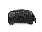 10" Premium Leather Toiletry Travel Pouch - Image 9