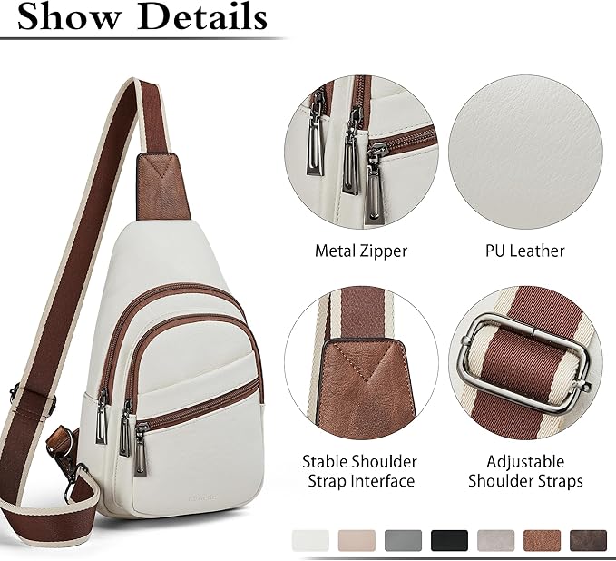 Sling Bag Crossbody Bags for Women Small Cross Body Bag Fanny Packs Chest Sling - Image 5
