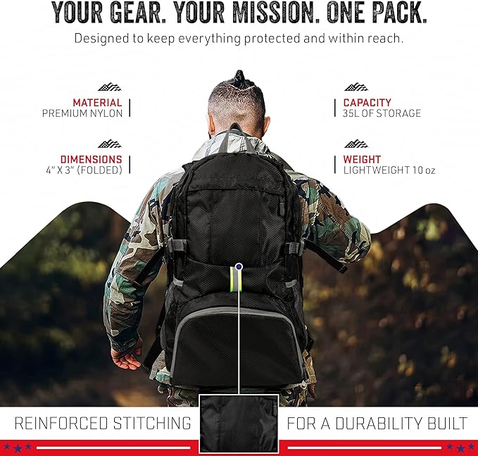 Ready Pack 35L — Foldable Backpack - Image 7