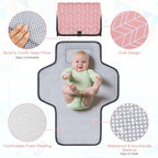 Accmor Portable Diaper Changing Pad, Waterproof Baby Changing Mat, Foldable - Image 2