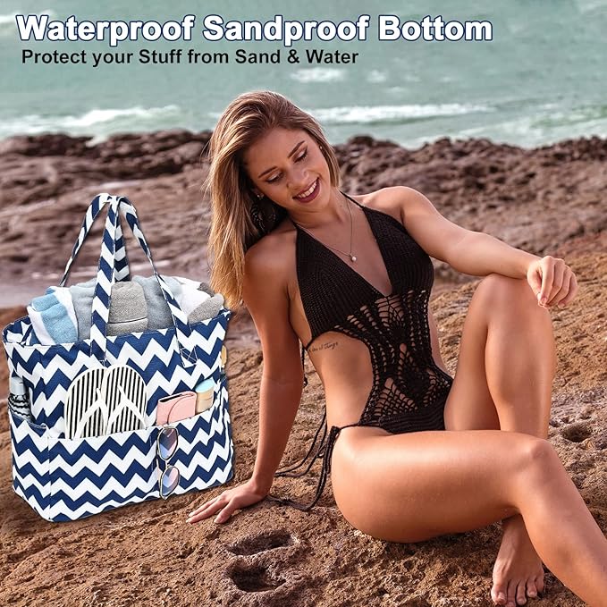 Waterproof Beach Tote Pool Bags - Image 3