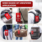 Personalized Luggage Tags, Custom Luggage Tags 4 Pack TSA Approved Double Sided - Image 7