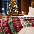 PHF Printed Fleece Throw Blanket, No Shed No Pilling Ultra Soft Plush Cozy Xmas - Image 3