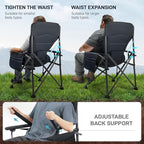 EVER ADVANCED Oversized Folding Camping Chair - Image 4