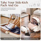 Coolife Luggage Sets Suitcase Set 3 Piece Luggage Set Carry On Hardside Luggage - Image 6