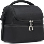 FlowFly Double Decker Cooler Insulated Lunch Bag Large Tote by FlowFly