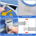 Accmor Toddler Harness Leash + Reflective Anti Lost Wrist Link, Cute Car Kids - Image 3