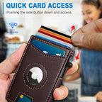 Airtag Wallet for Men, with Money Clip Gift Boxed, Slim Front Pocket Wallet - Image 5