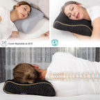 Travel & Camping Comfortable Memory Foam Pillow – Easy to Carry Portable Bag – - Image 6