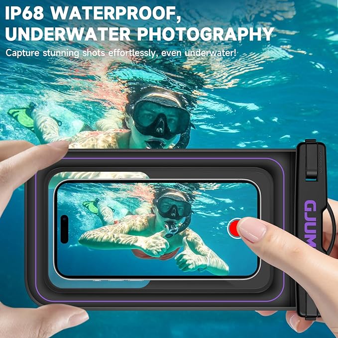 2 Pack Floating Waterproof Phone Pouch, Essential - Image 4