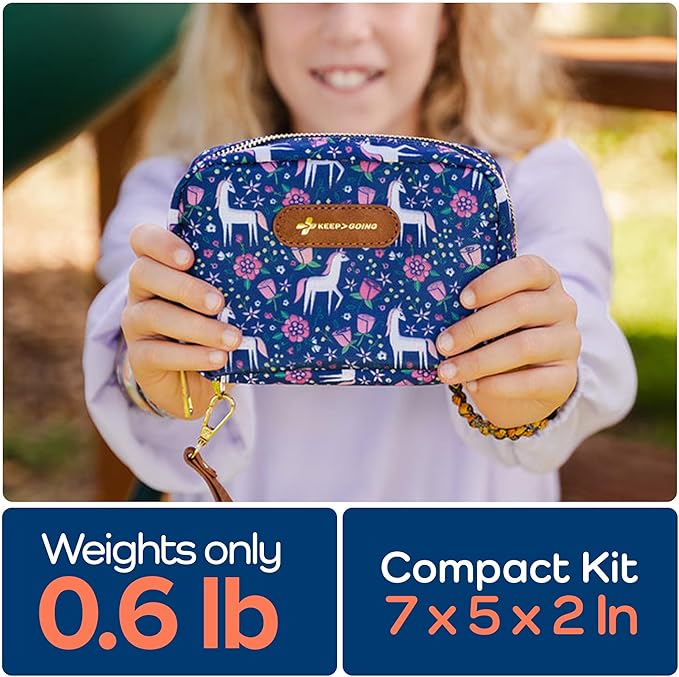 KeepGoing Travel First Aid Kit for Kids – 130 Pc. for Car, Diaper Bag & Backpack - Image 4