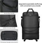 Hanke Suitcases with Wheels Expandable Foldable Luggage Bag Suitcase - Image 3