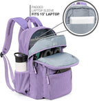 ZORFIN 26L Backpack for College, and Travel: Corduroy Bookbag - Image 4