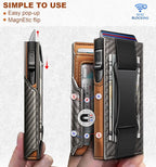 BULLIANT Men Wallet Gift Boxed, Slim Front Pocket Wallet Money Clip Card Holder - Image 3