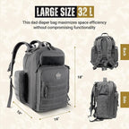 HighSpeedDaddy - Baby Diaper Backpack, Military-Grade, Waterproof, Compact Baby - Image 2