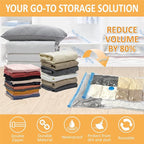10 Jumbo Vacuum Storage Bags, Space Saver Bags Compression Storage Bags - Image 2