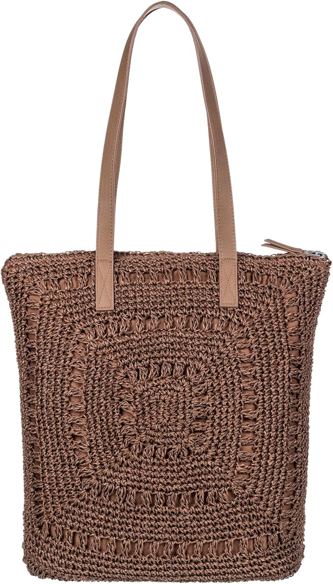 Roxy Women's Beach Tote Bag | Travel | Vacation | Straw | Lightweight | - Image 3