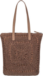 Roxy Women's Beach Tote Bag | Travel | Vacation | Straw | Lightweight | - Image 3