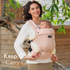 Momcozy Breathable Mesh Baby Carrier, Ergonomic and Lightweight Infant Carrier - Image 4