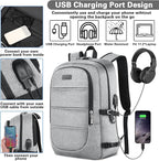 AMBOR Travel Laptop Backpack, 15.6-17.3 inch Anti Theft Business Laptop Backpack - Image 2