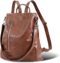 Women Backpack Purse PU Leather Anti-theft Casual Shoulder Bag Fashion Ladies by Unknown