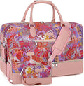 Weekender Bag for Women, Travel Duffel Bag Carry On Overnight Bag by ITIEZY