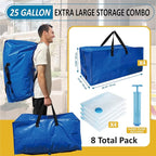 8 Pack Heavy Duty Extra Large Moving Bags - Image 2