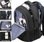 Backpack for Men and Women, School Backpack for Teens, Water Resistant Travel - Image 2