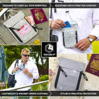 VENTURE 4TH Passport Holder Neck Wallet - Image 4