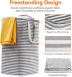 Lifewit 2 Pack Laundry Hamper Large Collapsible Laundry Baskets, Freestanding - Image 2