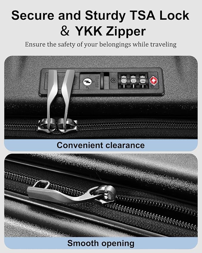 Expandable Checked Luggage, 28 Inch Luggage - Image 5