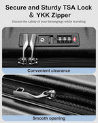 Expandable Checked Luggage, 28 Inch Luggage - Image 5