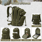Small Military Tactical Backpack, 30L Tactical Assault Bag - Image 6