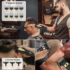Hair Clippers,Mens Beard Trimmer,Electric Razor for Men,Professional Hair Cutting Kit & Zero Gap T-Blade Trimmer & 7500 RPM Foil Shaver with LCD Display,Mens Gift