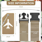 Weewooday 8 Pcs Luggage Straps Suitcase Tags Set - Image 2
