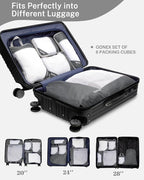 Compression Packing Cubes, Gonex Extensible Storage Mesh Bags Organizers - Image 5