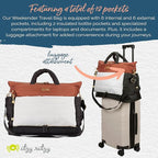 Itzy Ritzy Dream Weekender Travel Bag – Lightweight Overnight Bag - Image 6