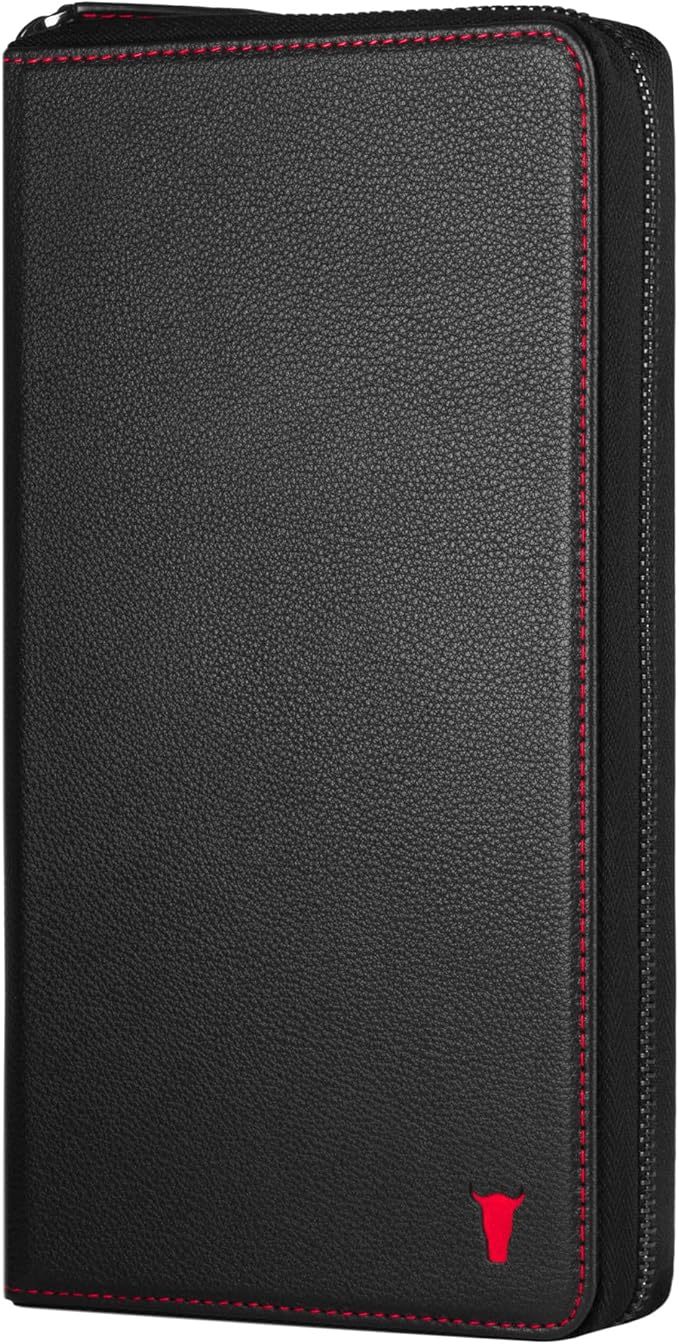 TORRO Premium Leather Family Travel Wallet, RFID Blocking Travel Organizer by TORRO