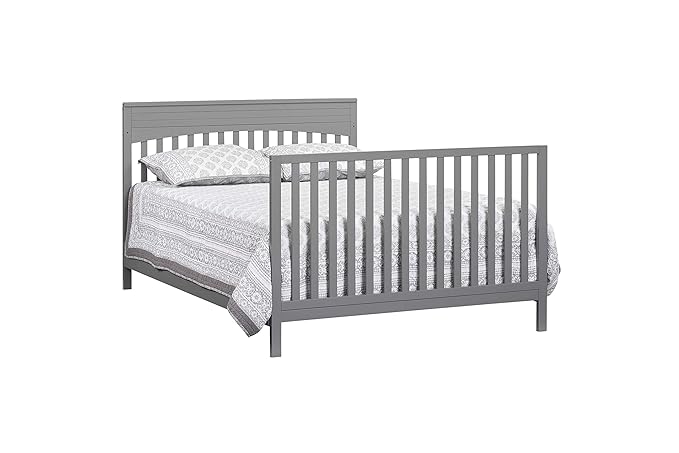 Oxford Baby Harper 4-in-1 Convertible Crib, Dove Gray - Image 7