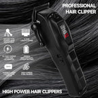 Hair Clippers for Men Professional Hair Trimmer Cordless Rechargeable Powerful Beard Trimmer Hair Cutting Grooming Tool